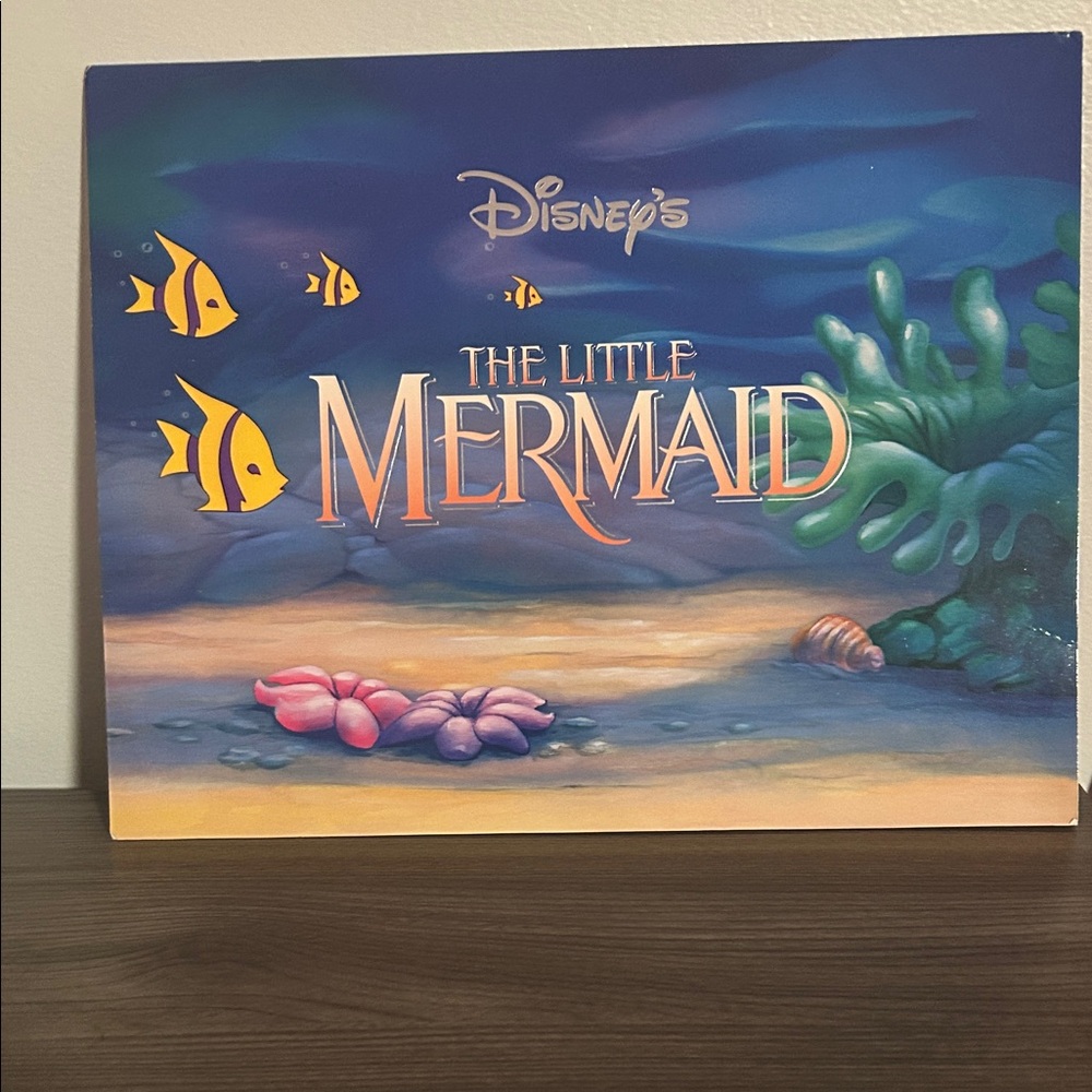 Disney's The Little Mermaid Ocean Scene with Yellow and Blue